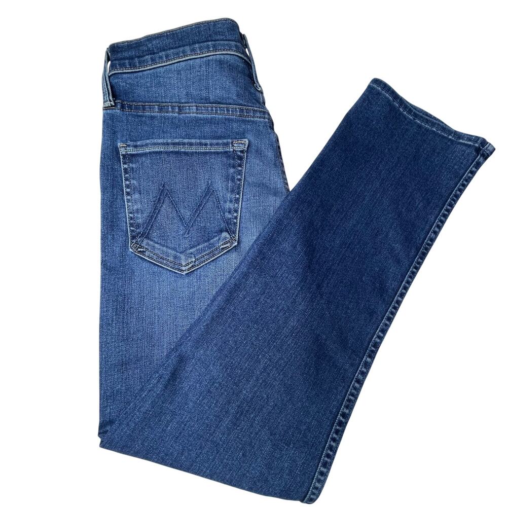 Mother The Tomcat Ankle Jeans womens sz 27 Night clubbing wash straight leg - Picture 3 of 13